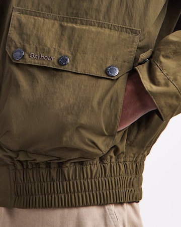 Barbour Re-Engineered Hooded Showerproof Flight Bedale Jacket - Beech