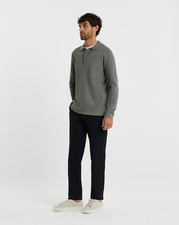 Folio Knitted Slouch Button Polo