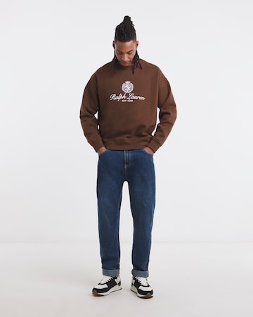 Polo Ralph Lauren Graphic Crew Neck Sweatshirt - Brown