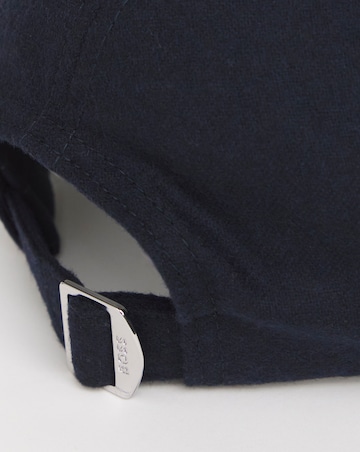 BOSS Dark Blue Wool Cap