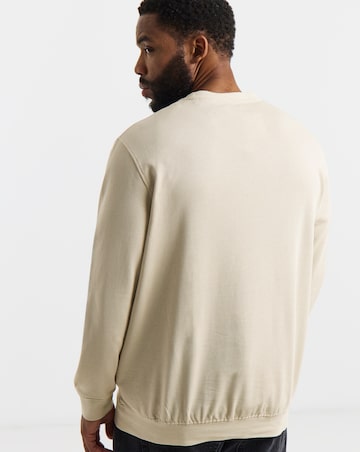 Jack & Jones Archive Logo Sweatshirt - Cream