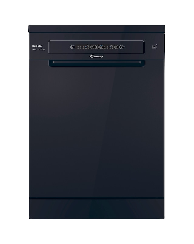 Install - Candy Rapido CF3E9L0B 13 place Dishwasher - Black