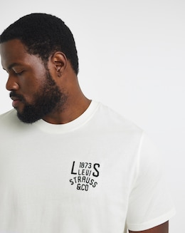 Levi's Short Sleeve Relaxed Fit Logo T-Shirt - White
