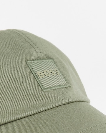 BOSS Classic Badge Cotton Cap - Green