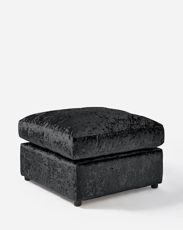 Chicago Crushed Velvet Footstool
