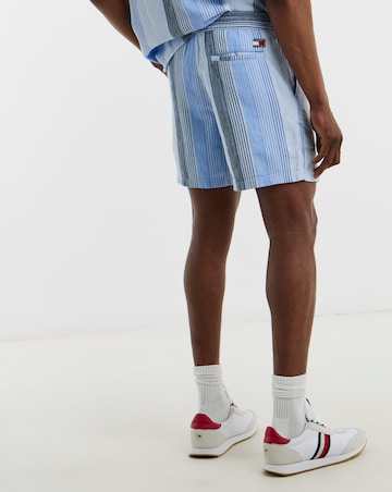 Tommy Jeans Textured Stripe Short - Blue