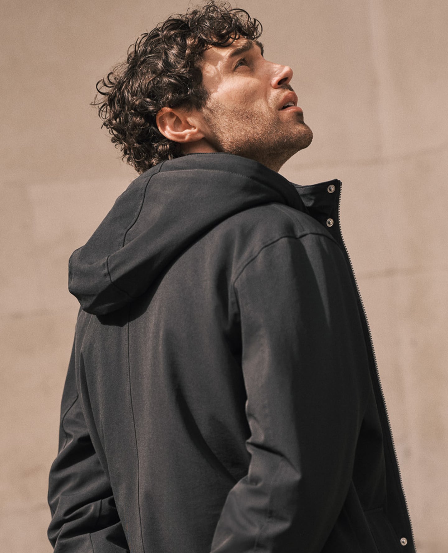 Model wearing Folio parka