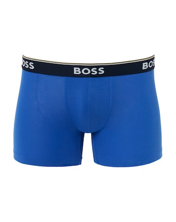 BOSS 3 Pack Power Boxer Brief - Blue