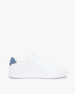 Tommy Hilfiger Leather Court - White/Blue