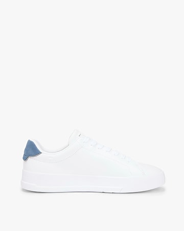 Tommy Hilfiger Leather Court - White/Blue