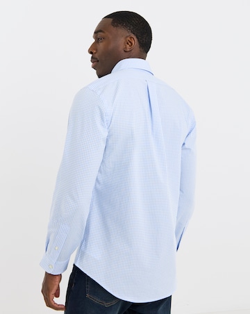Polo Ralph Lauren Long Sleeve Poplin Stretch Shirt - Blue