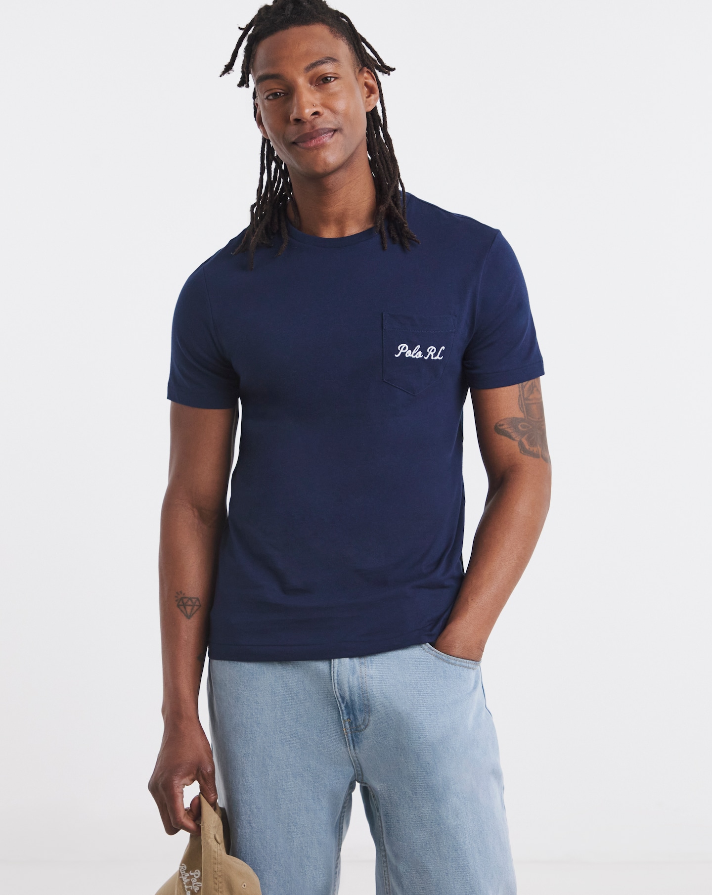 Polo Ralph Lauren Short Sleeve Back Print Bear T-Shirt - Navy | Jacamo