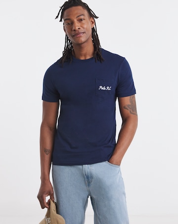 Polo Ralph Lauren Short Sleeve Back Print Bear T-Shirt - Navy