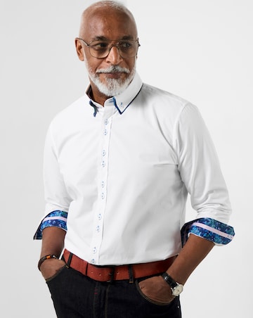 Joe Browns Delightful Double Collar Shirt - White