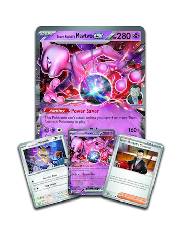 Pokemon TCG: Team Rocket's Mewtwo ex Box