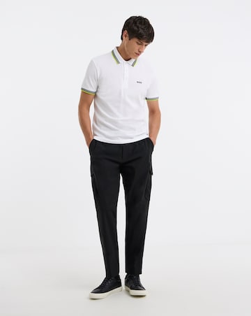 BOSS Classic Short Sleeve Paddy Polo - White