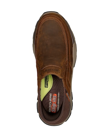 Skechers Respected Elgin Slip-Ins - Brown