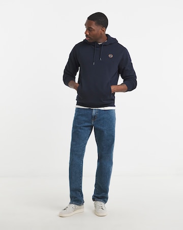 Napapijri Badge Hoodie - Navy