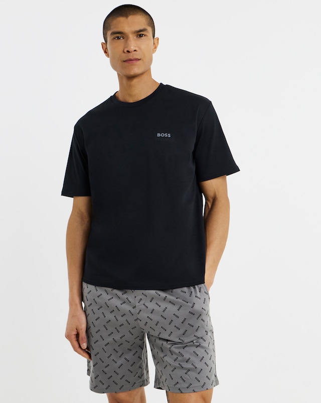 BOSS Relax Fit Gift Box Pyjama Set - Dark Grey