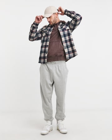 Double Pocket Check Overshirt