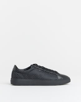 BOSS Kieran Jaquard Logo Trainer - Black