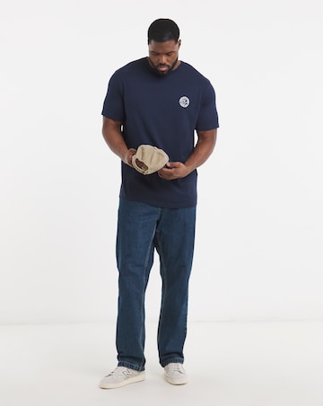 Jack & Jones Alliance Logo T-Shirt - Navy