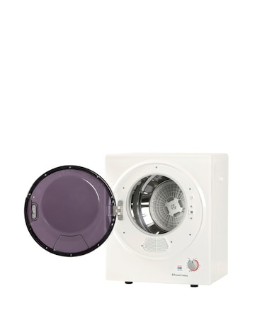 Russell Hobbs RH3VTD800 2.5kg Compact Vented Tumble Dryer - White