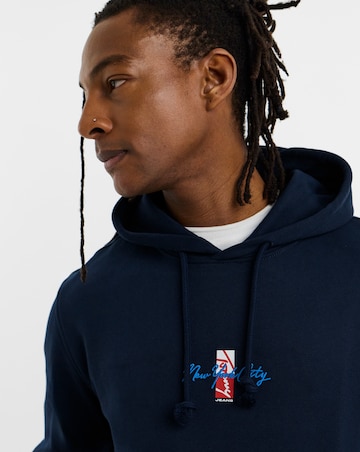 Tommy Jeans Signature Backprint Hoodie - Navy