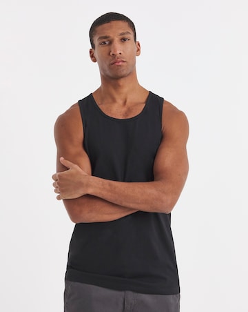 Basic Black Vest Long