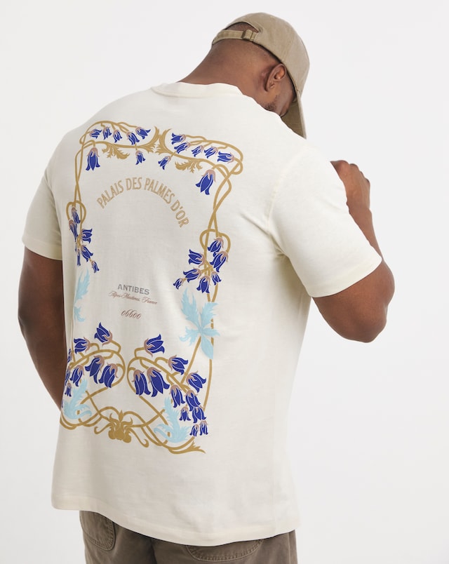 Jack & Jones Menton Back Print T-Shirt - Off White