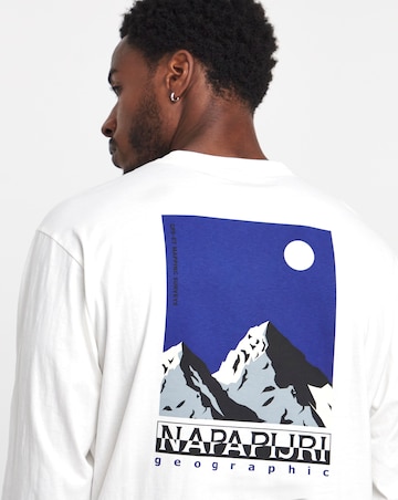 Napapijri Telemark Long Sleeve T-Shirt - White