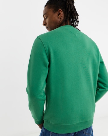 Tommy Jeans Linear Crew Neck Sweat - Green