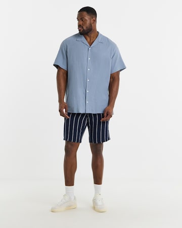Jack & Jones Coba Stripe Short - Navy