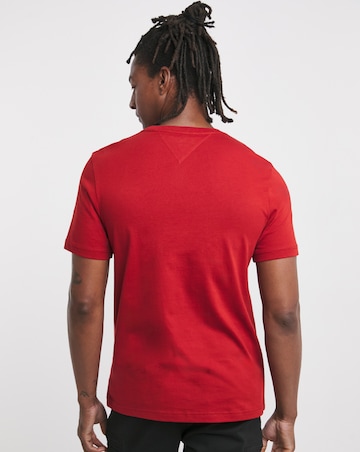Tommy Hilfiger Red Flag Logo Embroidered T-Shirt