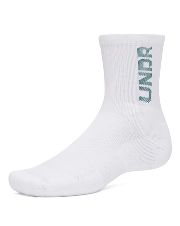 Under Armour 3-Maker 3 Pack Mid Crew Socks