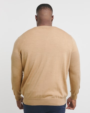 Polo Ralph Lauren Camel Merino Wool Knit Jumper