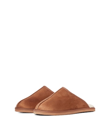 Jack & Jones Dudely Microfibre Slipper - Tan