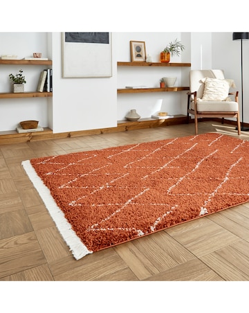 Think Rugs Boho Fringe Rug