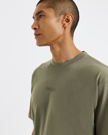BOSS Short Sleeve Centre Logo T-Shirt - Green