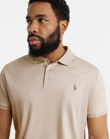 Polo Ralph Lauren Short Sleeve Soft Cotton Polo - Beige Heather
