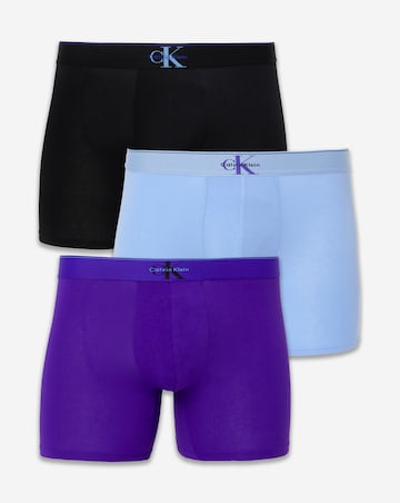 Calvin Klein 3 Pack Boxer Brief - Blue/Black