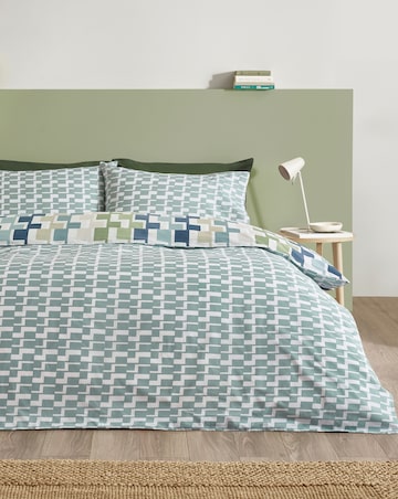 Catherine Lansfield Bryson Geo Duvet Cover Set