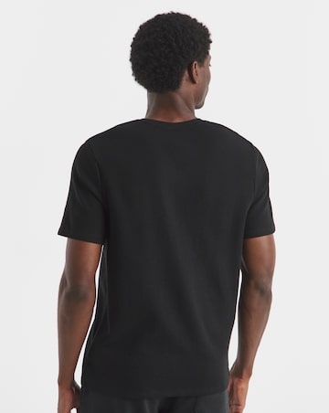 BOSS Short Sleeve Waffle Lounge T-Shirt - Black