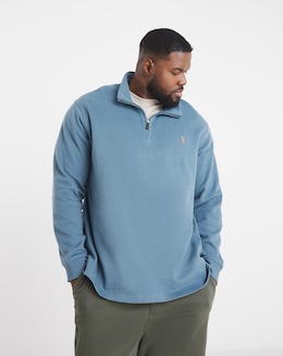 Polo Ralph Lauren 1/4 Zip Sweat - Blue
