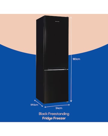 Russell Hobbs RH180FF541E1B Fridge Freezer - Black