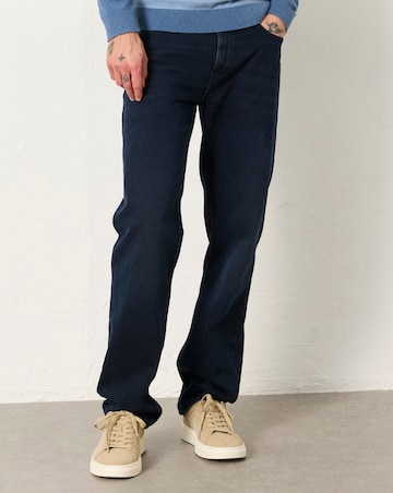 FatFace Straight Fit Jean Regular Length - Dark Denim