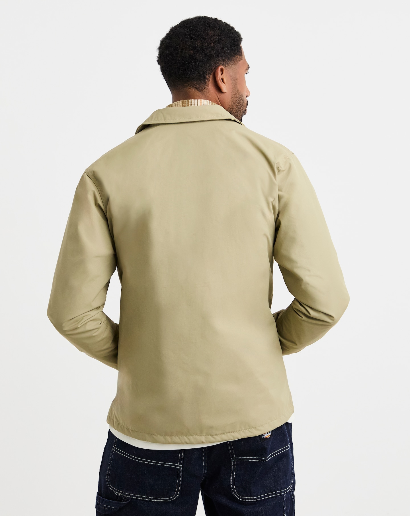 Dickies Oakport Coach Jacket - Light Beige | Jacamo