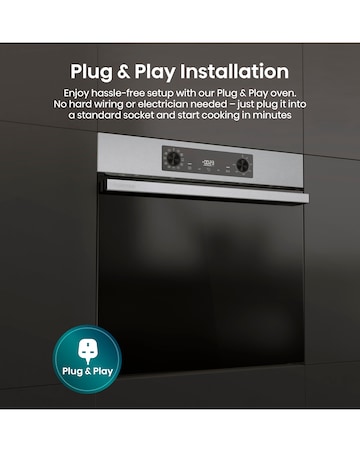 Hisense BI622AXPGUK Hi2 Built In Electric Plug & Play Oven - Stainless Steel