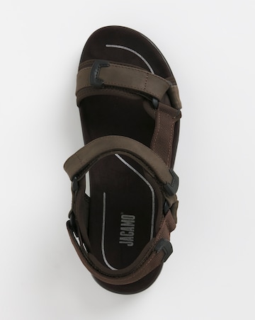 Brown Trekker Sandal Wide