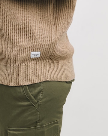Jack & Jones Pannel Knit Half Zip Jumper
